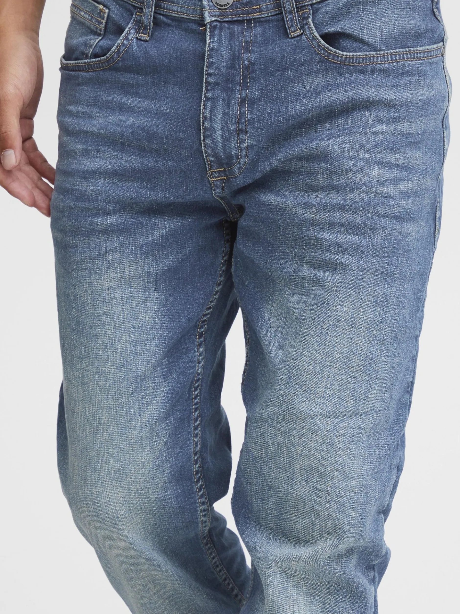 BLEND Herren 5-Pocket-Jeans in medium stone
