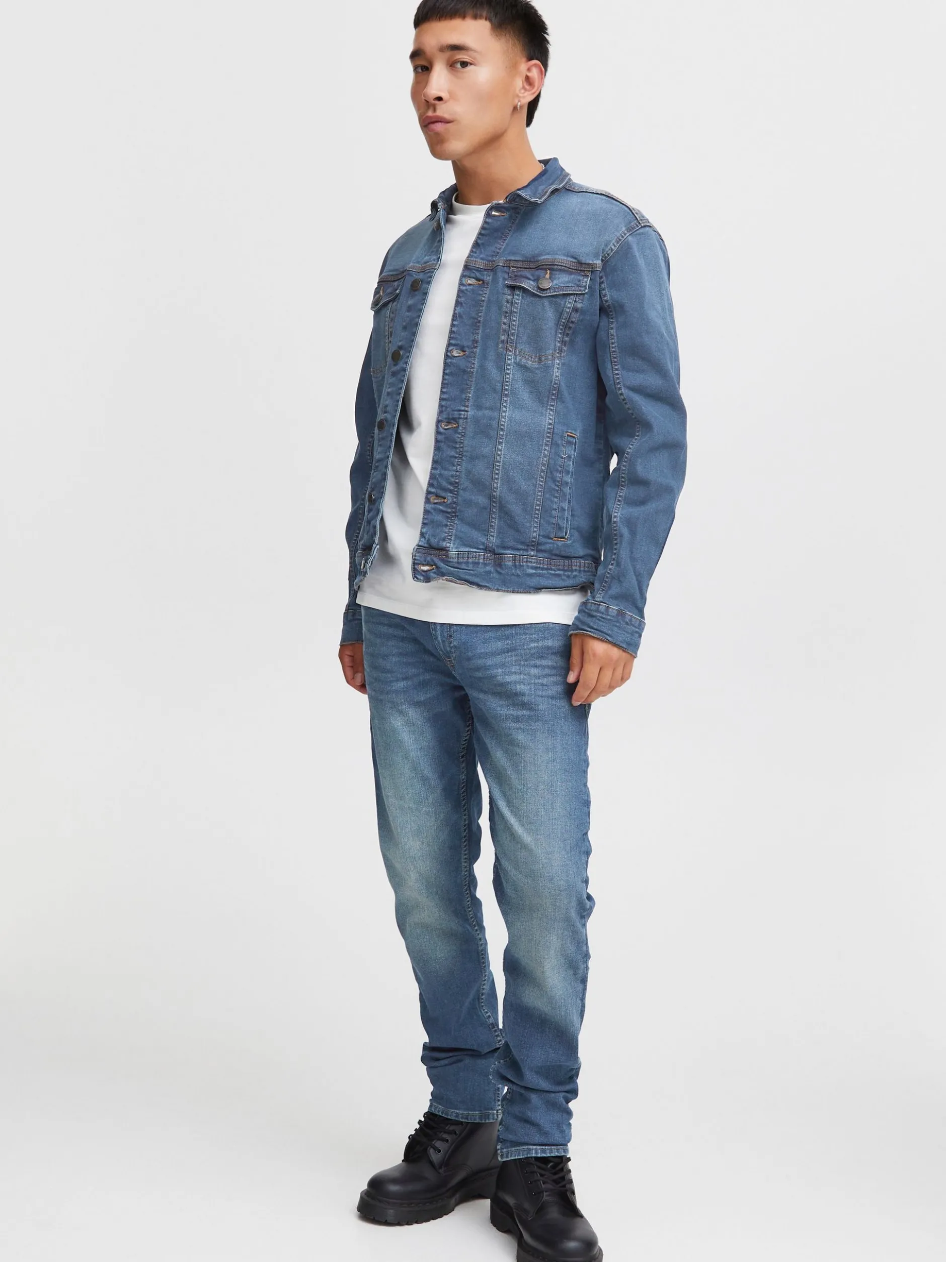 BLEND Herren 5-Pocket-Jeans in medium stone