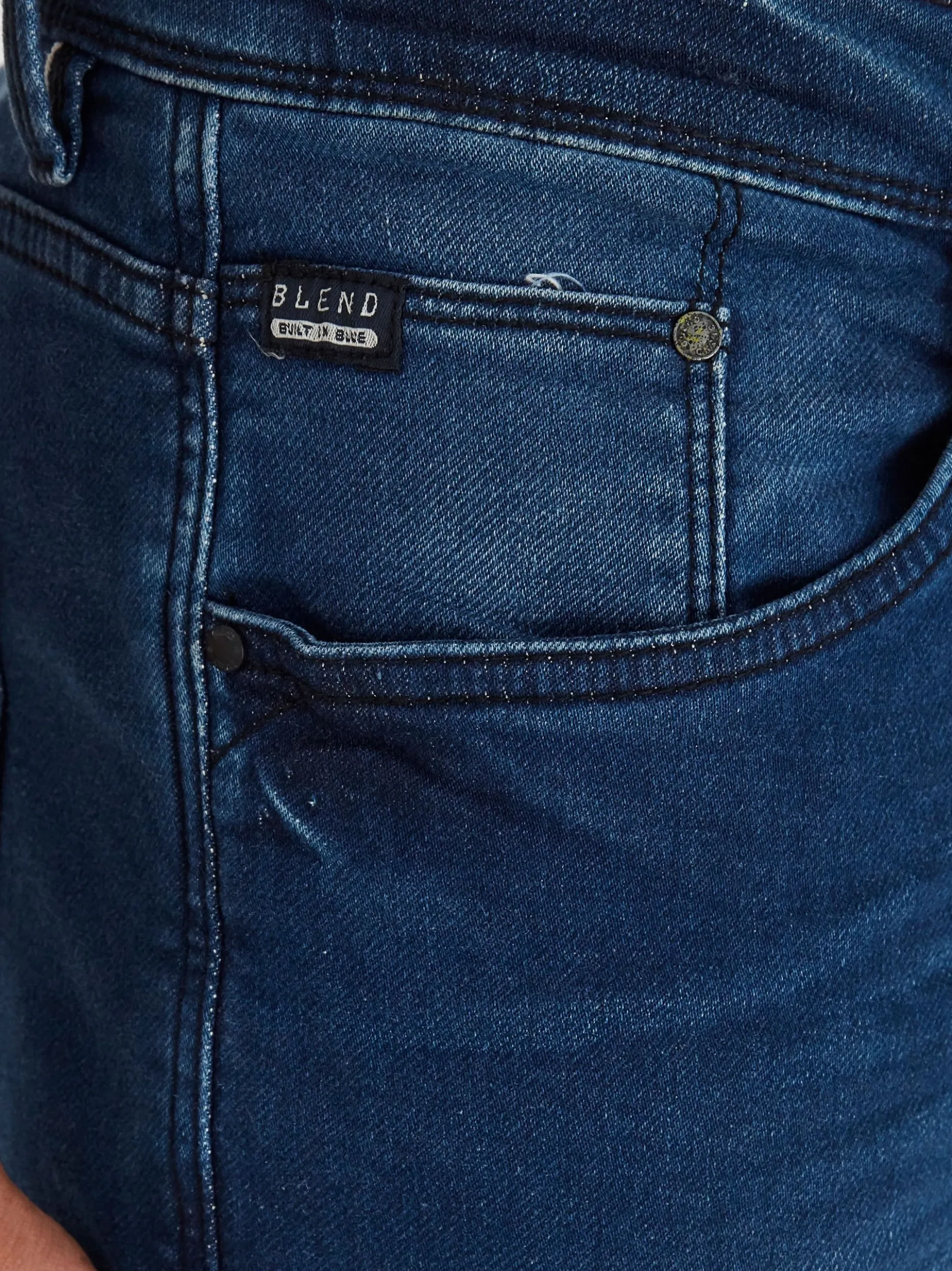 BLEND Herren 5-Pocket-Jeans in medium stone