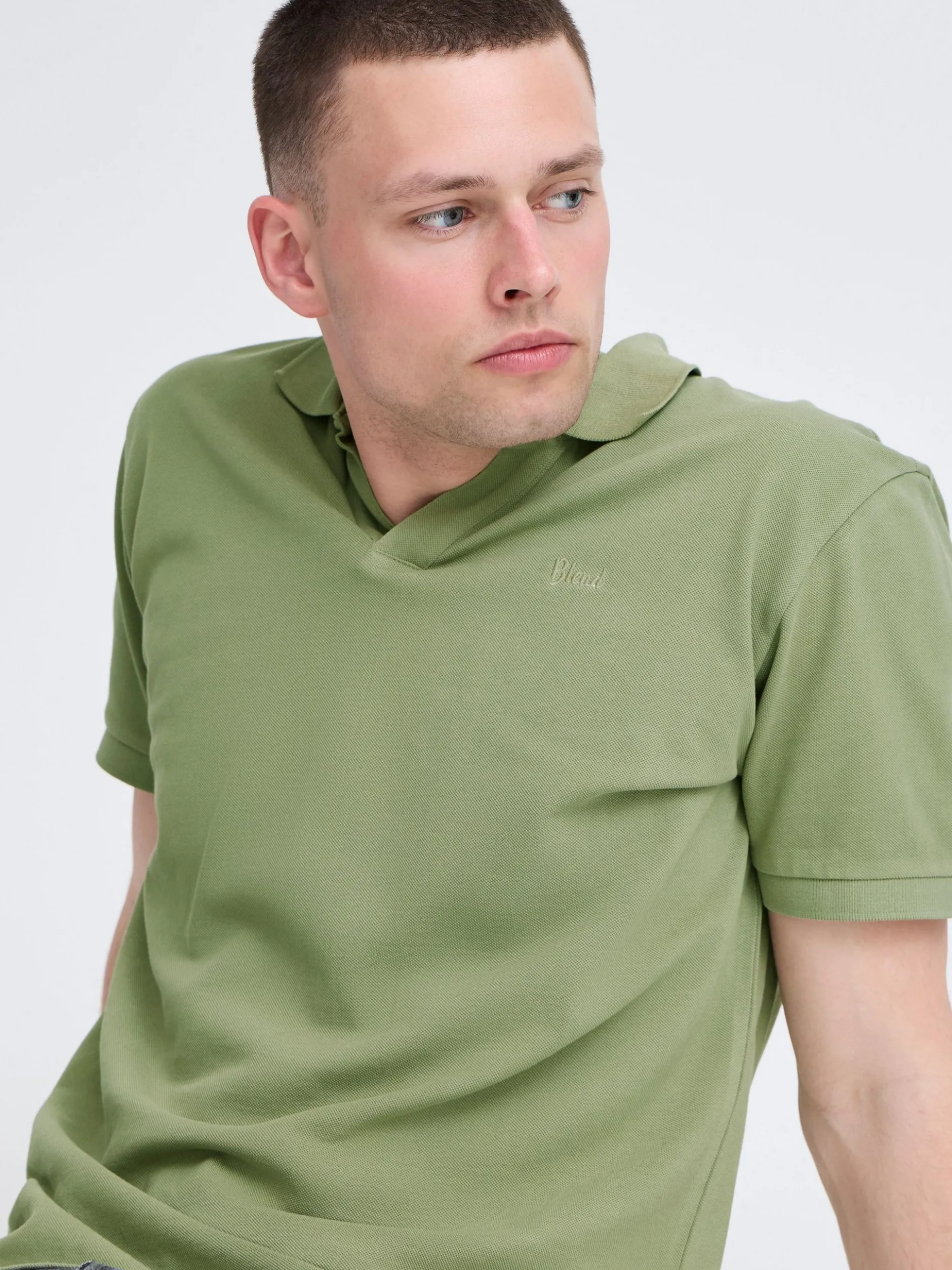 BLEND Herren Poloshirt - BHAbdo in grün