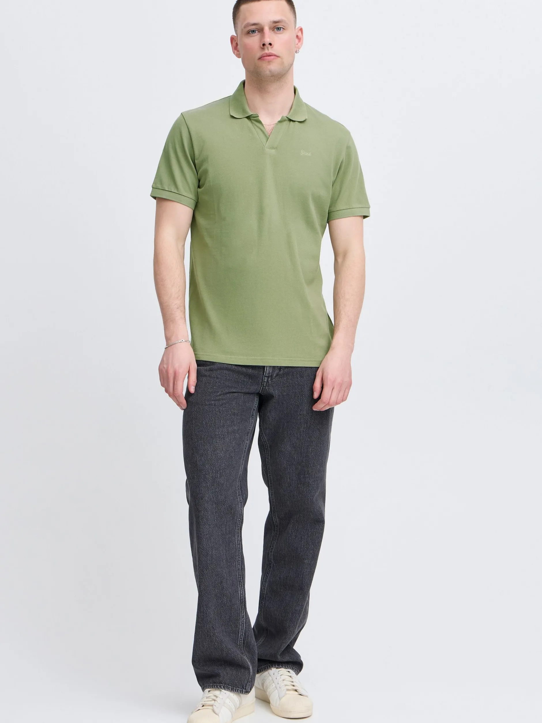 BLEND Herren Poloshirt - BHAbdo in grün