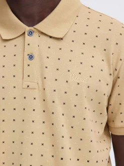 BLEND Herren Poloshirt - BHAbdo in beige