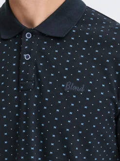 BLEND Herren Poloshirt - BHAbdo in blau