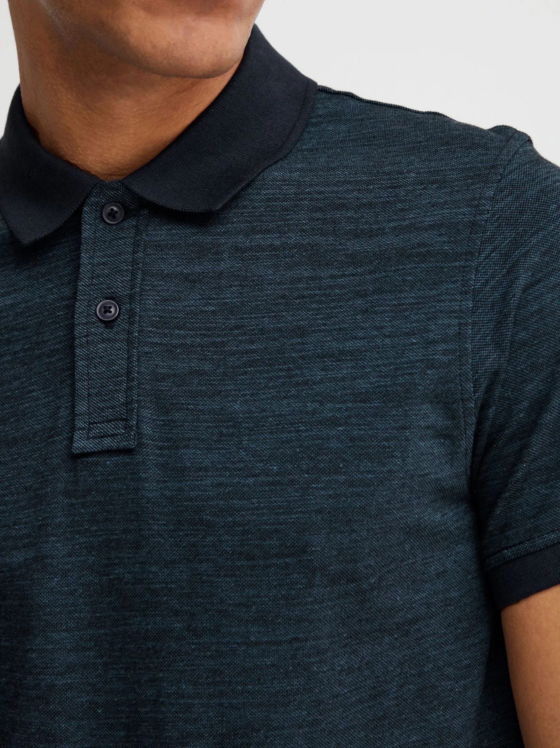 BLEND Herren Poloshirt - BHAlfredo in blau