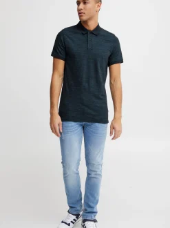 BLEND Herren Poloshirt - BHAlfredo in blau