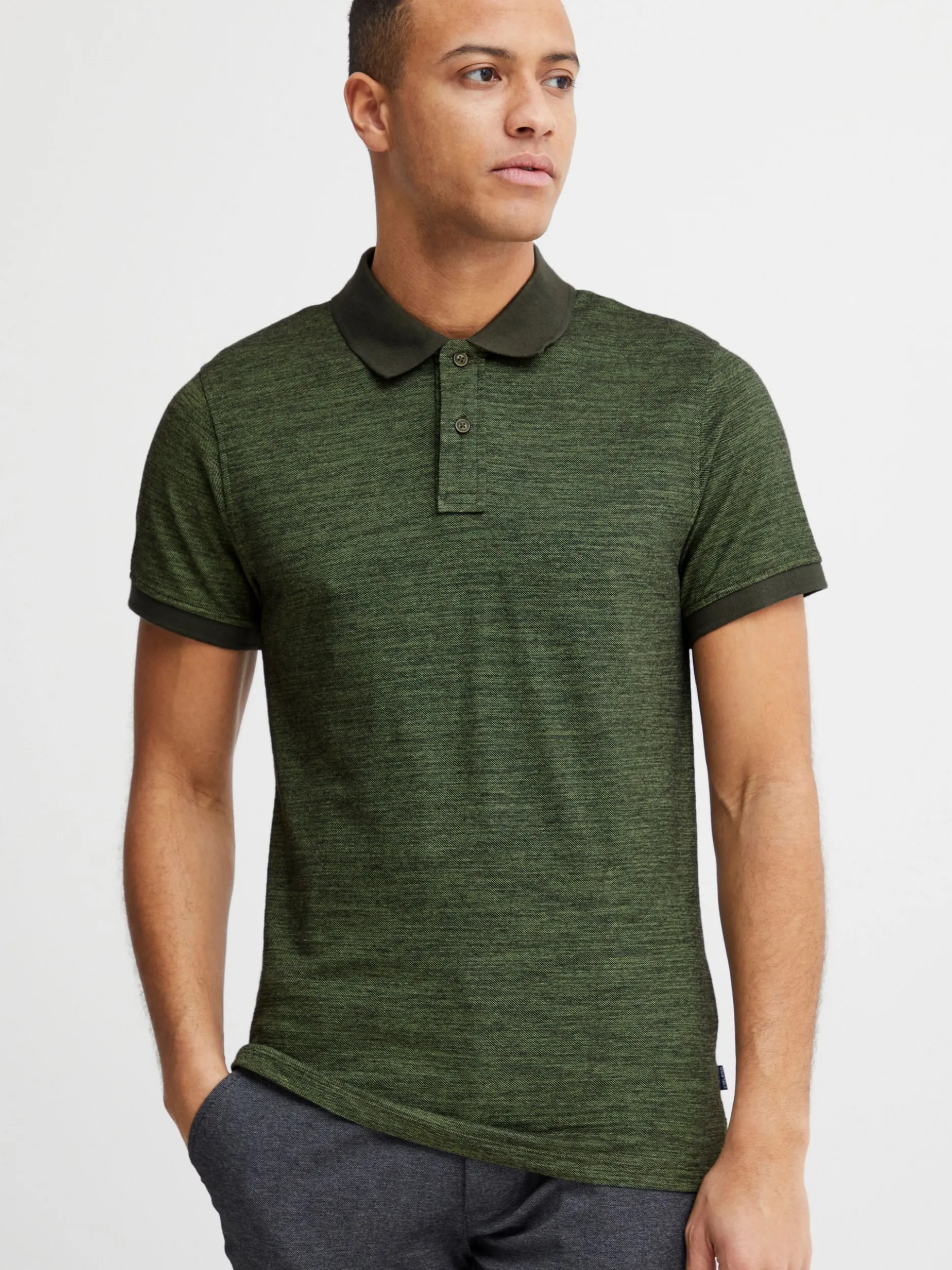 BLEND Herren Poloshirt - BHAlfredo in grün