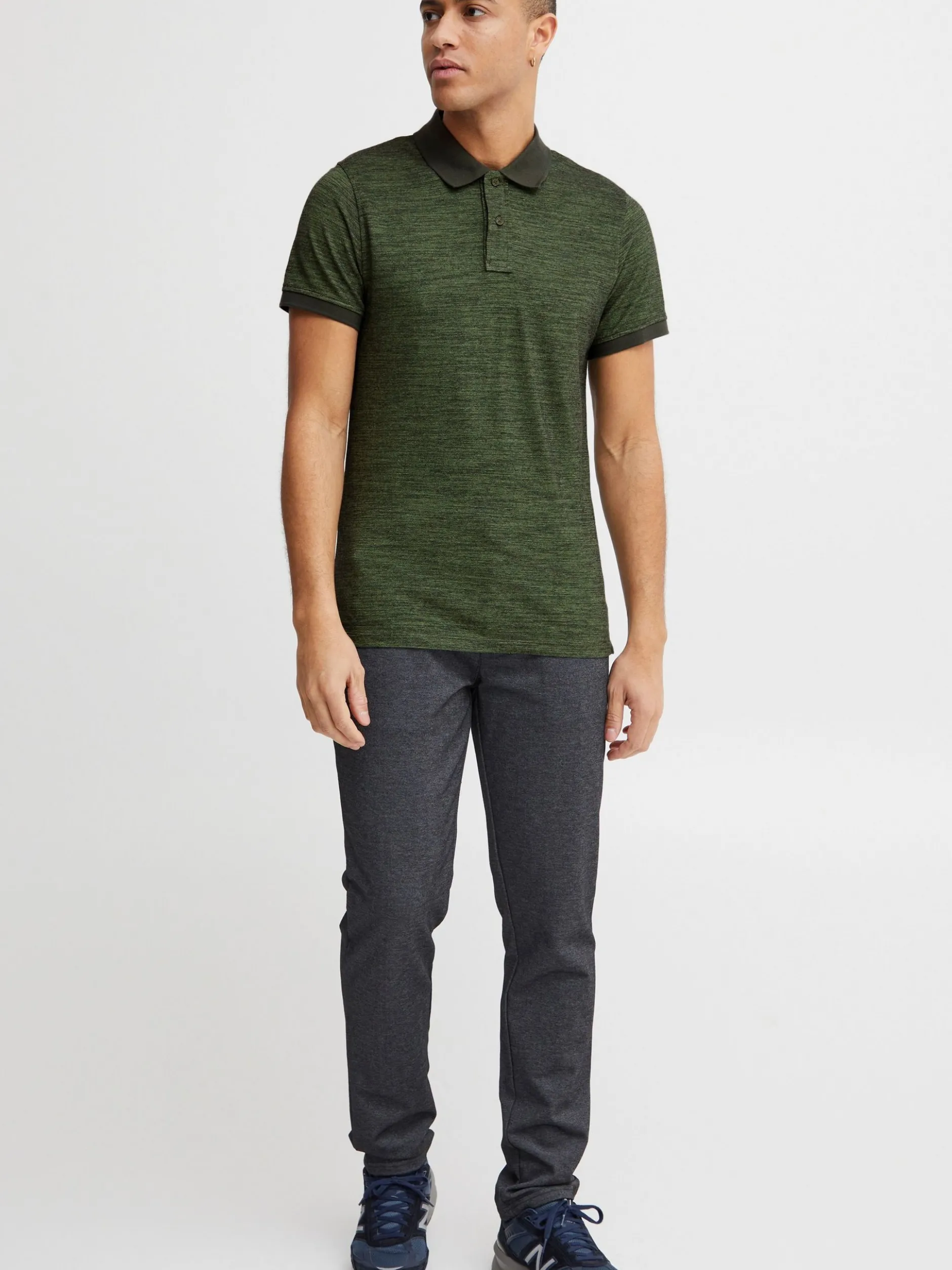 BLEND Herren Poloshirt - BHAlfredo in grün