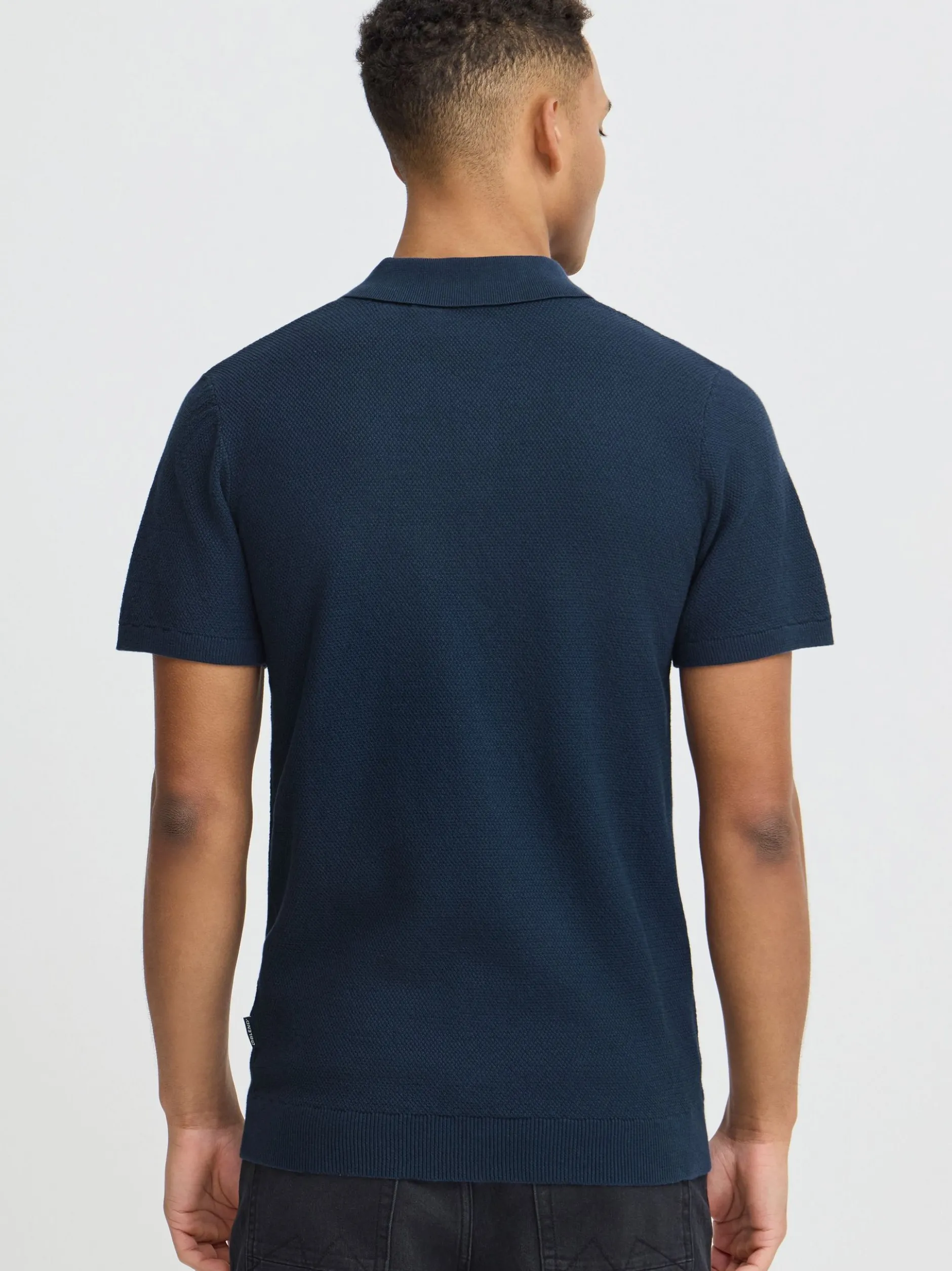 BLEND Herren Poloshirt - BHAlk in blau