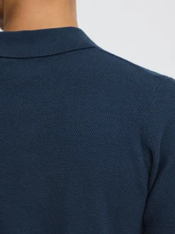 BLEND Herren Poloshirt - BHAlk in blau