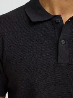 BLEND Herren Poloshirt - BHAlk in schwarz