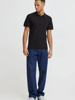 BLEND Herren Poloshirt - BHAlk in schwarz