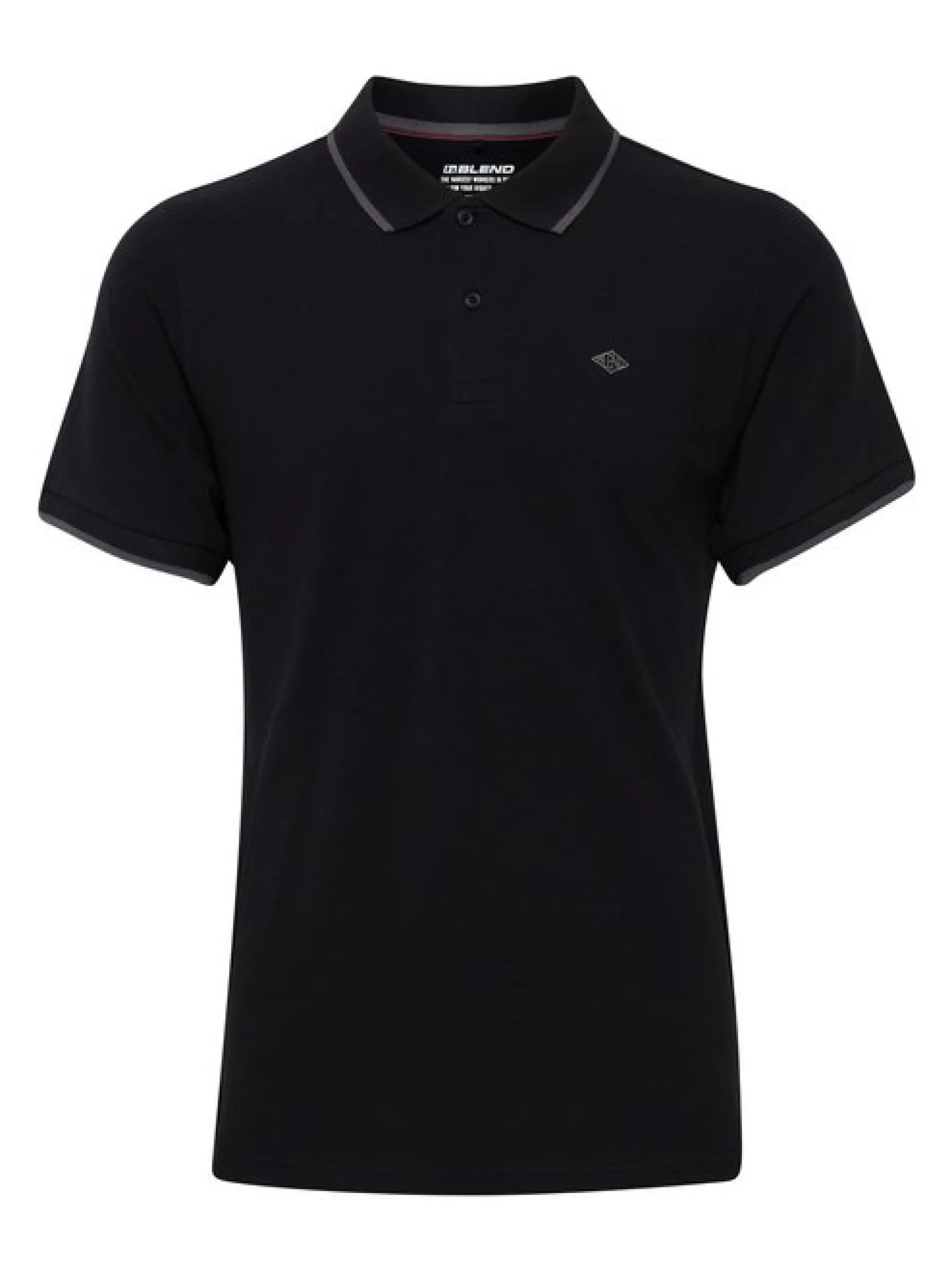 BLEND Herren Poloshirt - BHAlsek in schwarz