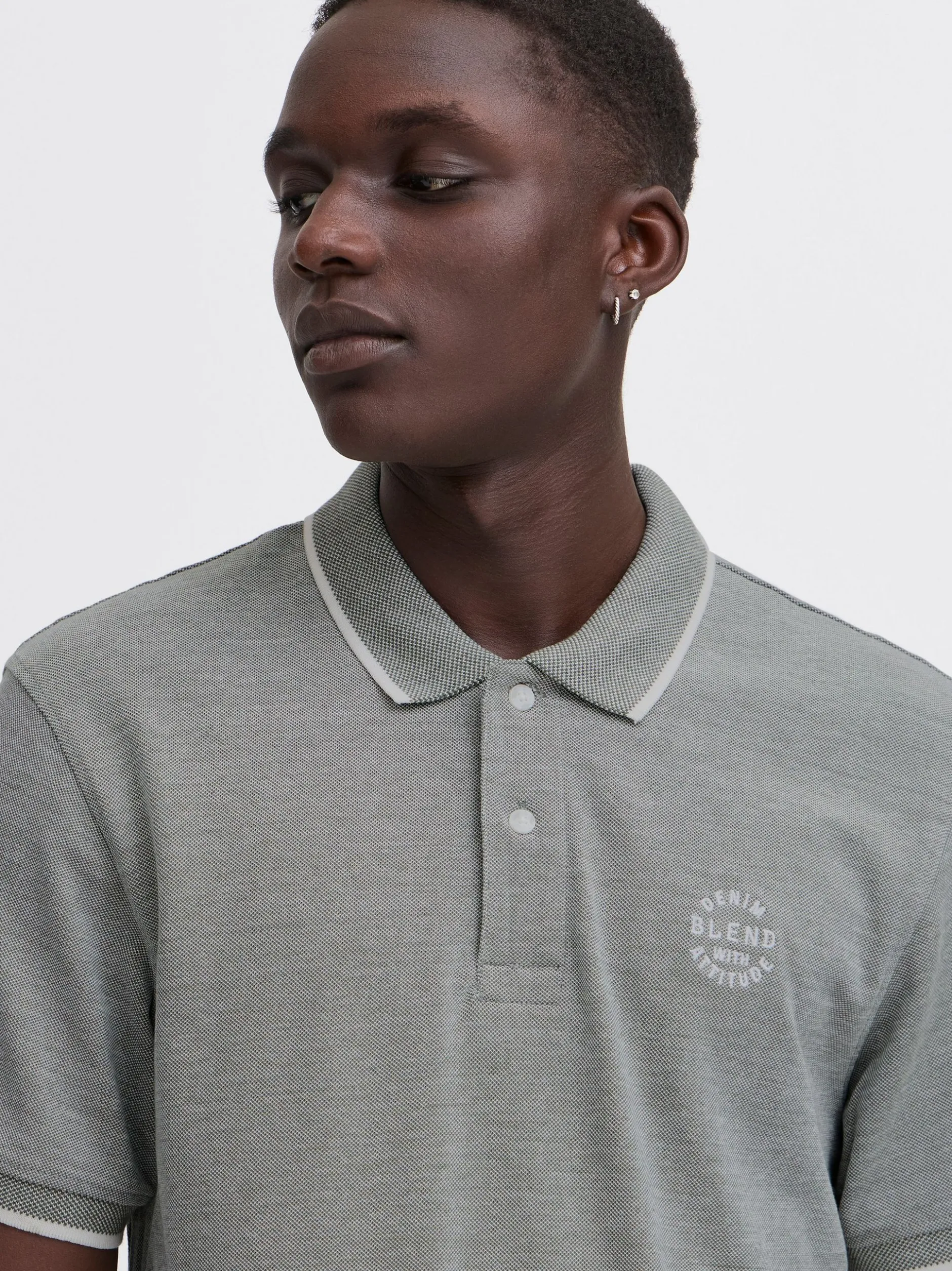 BLEND Herren Poloshirt - BHBhnate in grün