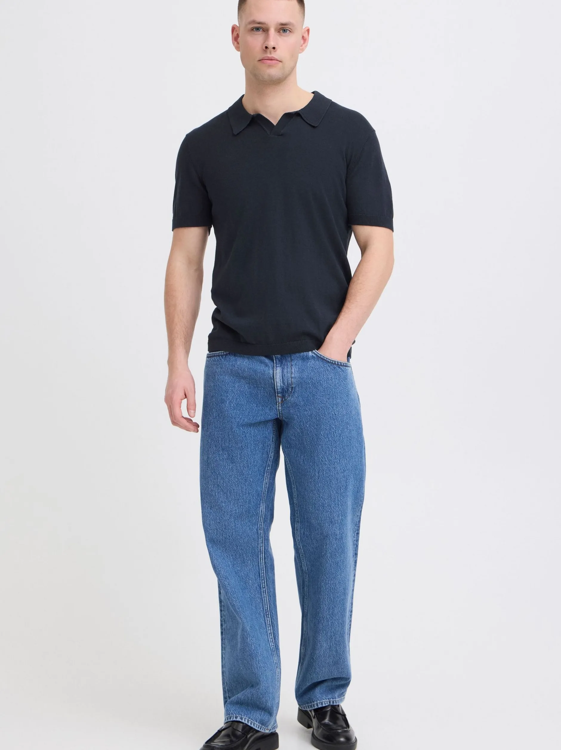BLEND Herren Poloshirt - BHDao Polo in blau