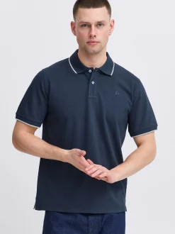 BLEND Herren Poloshirt - BHEdin in blau