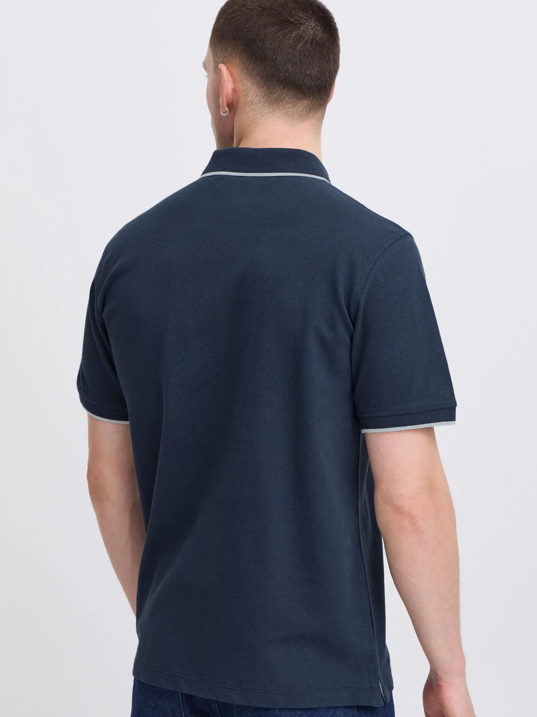 BLEND Herren Poloshirt - BHEdin in blau