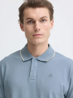 BLEND Herren Poloshirt - BHEdin in blue stone