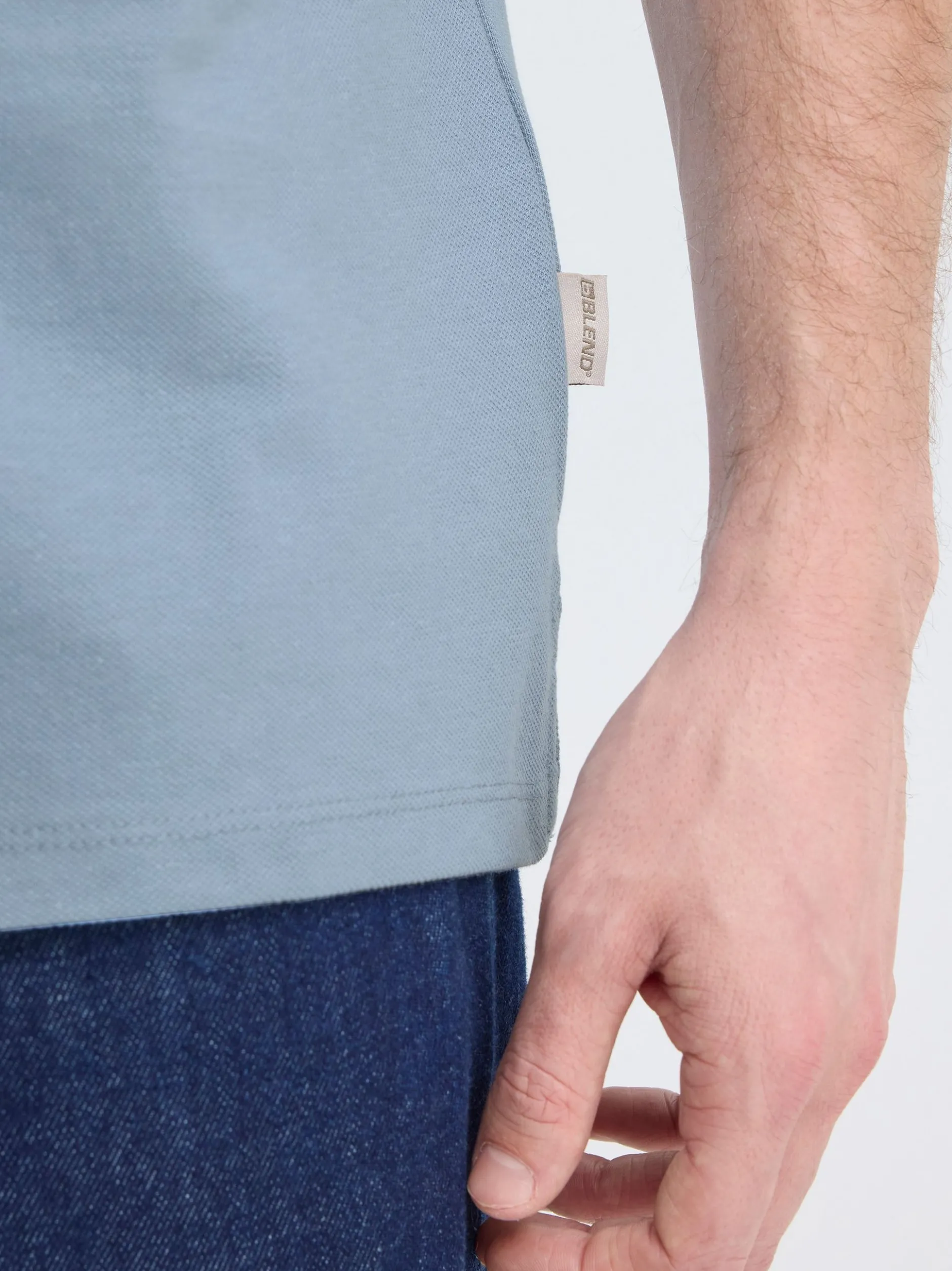BLEND Herren Poloshirt - BHEdin in blue stone