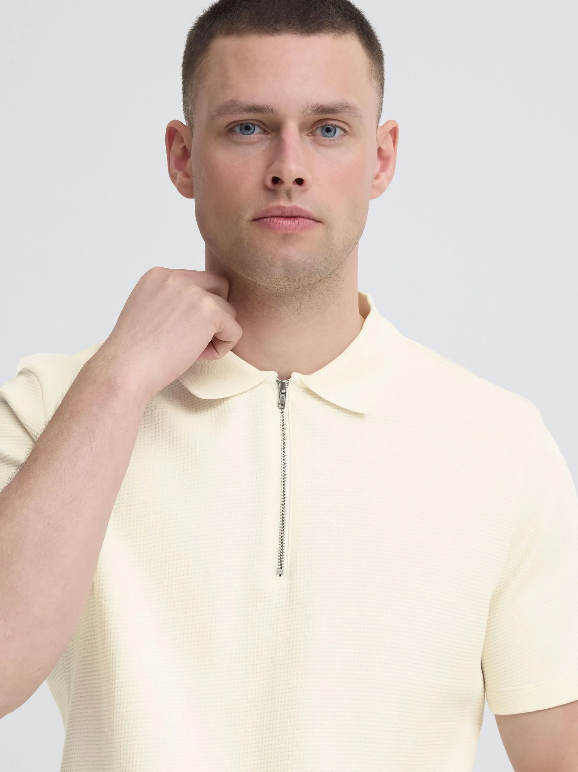 BLEND Herren Poloshirt - BHElkon Polo in weiß