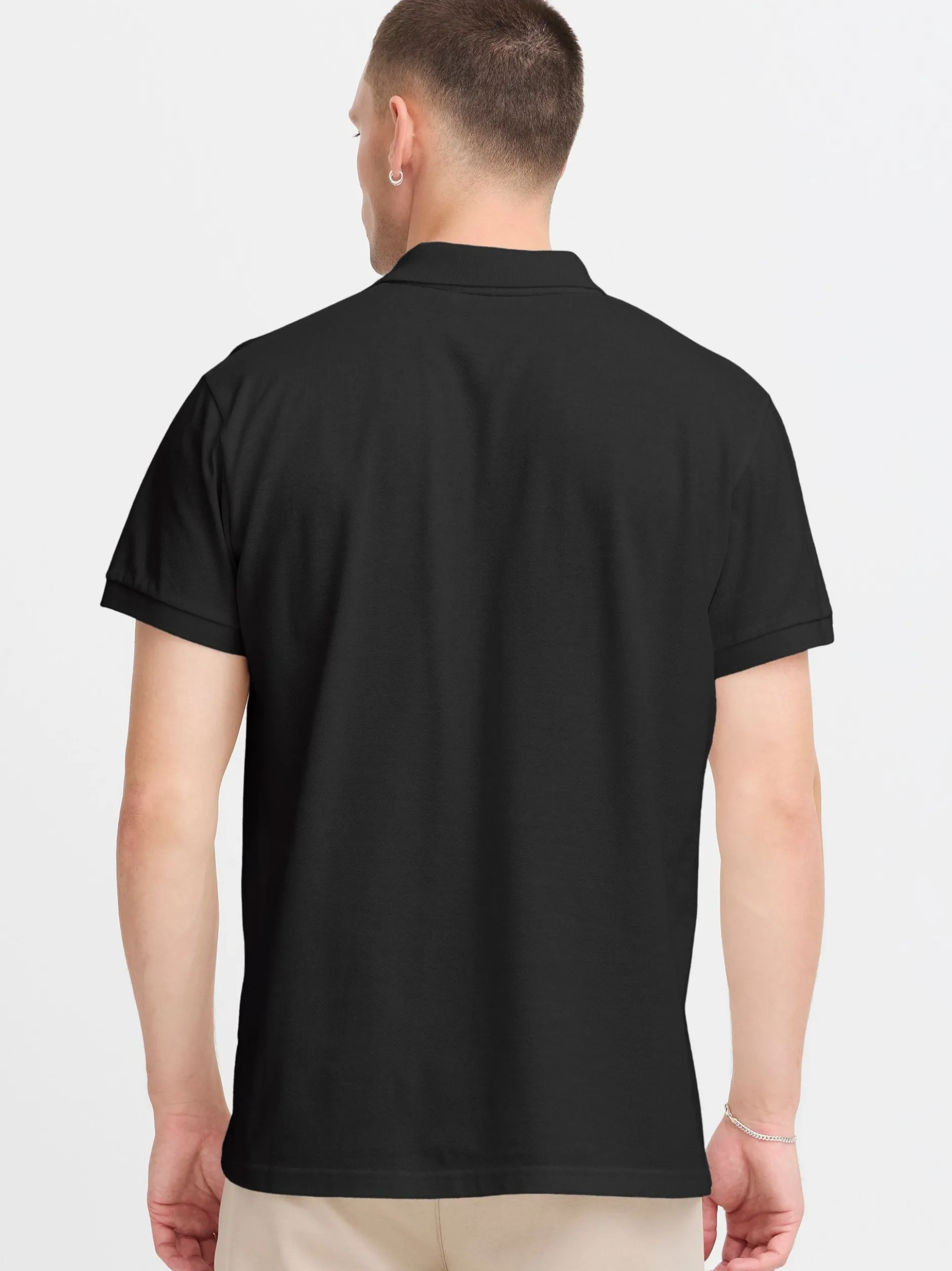 BLEND Herren Poloshirt - BHEric in schwarz