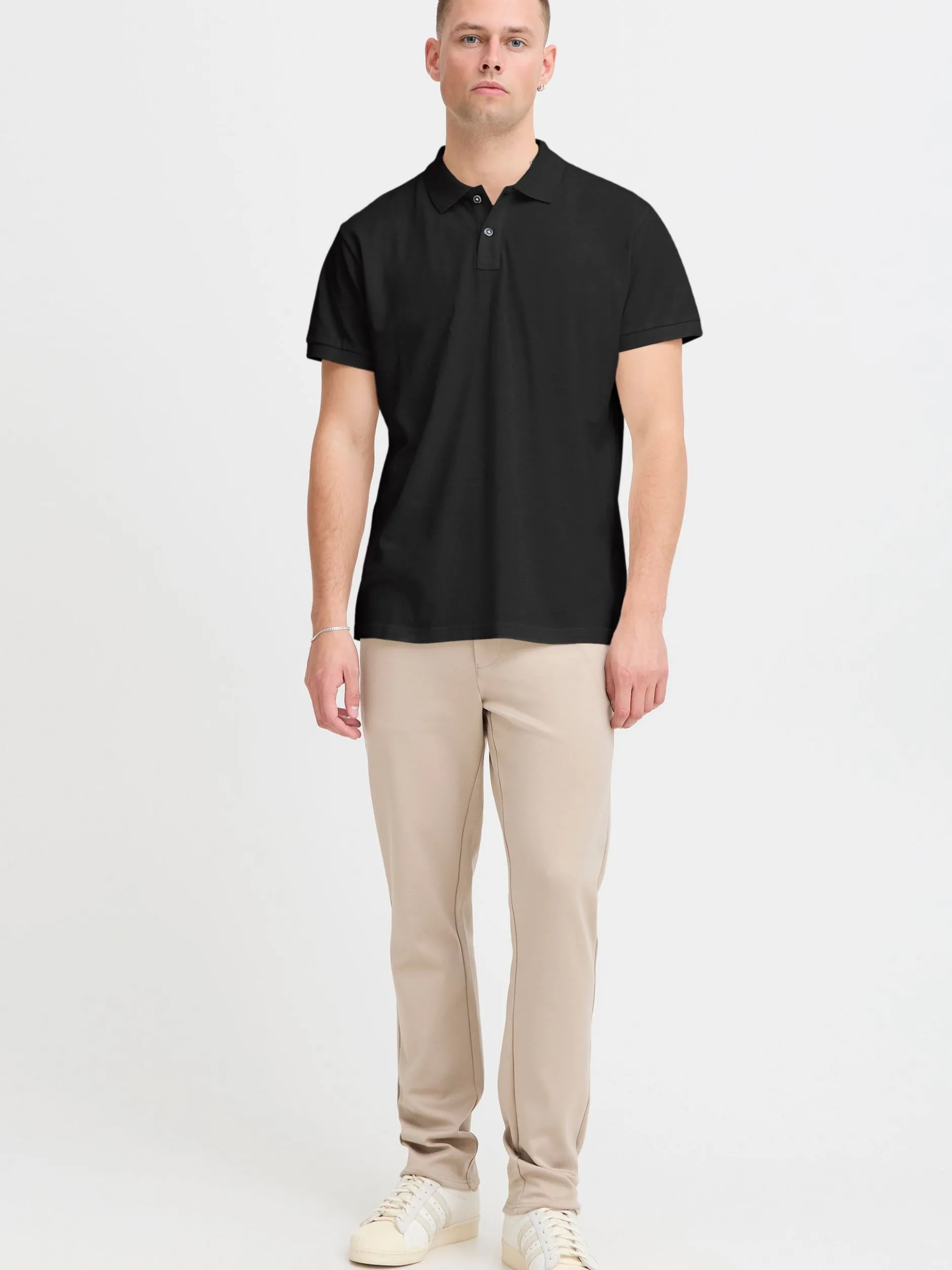 BLEND Herren Poloshirt - BHEric in schwarz