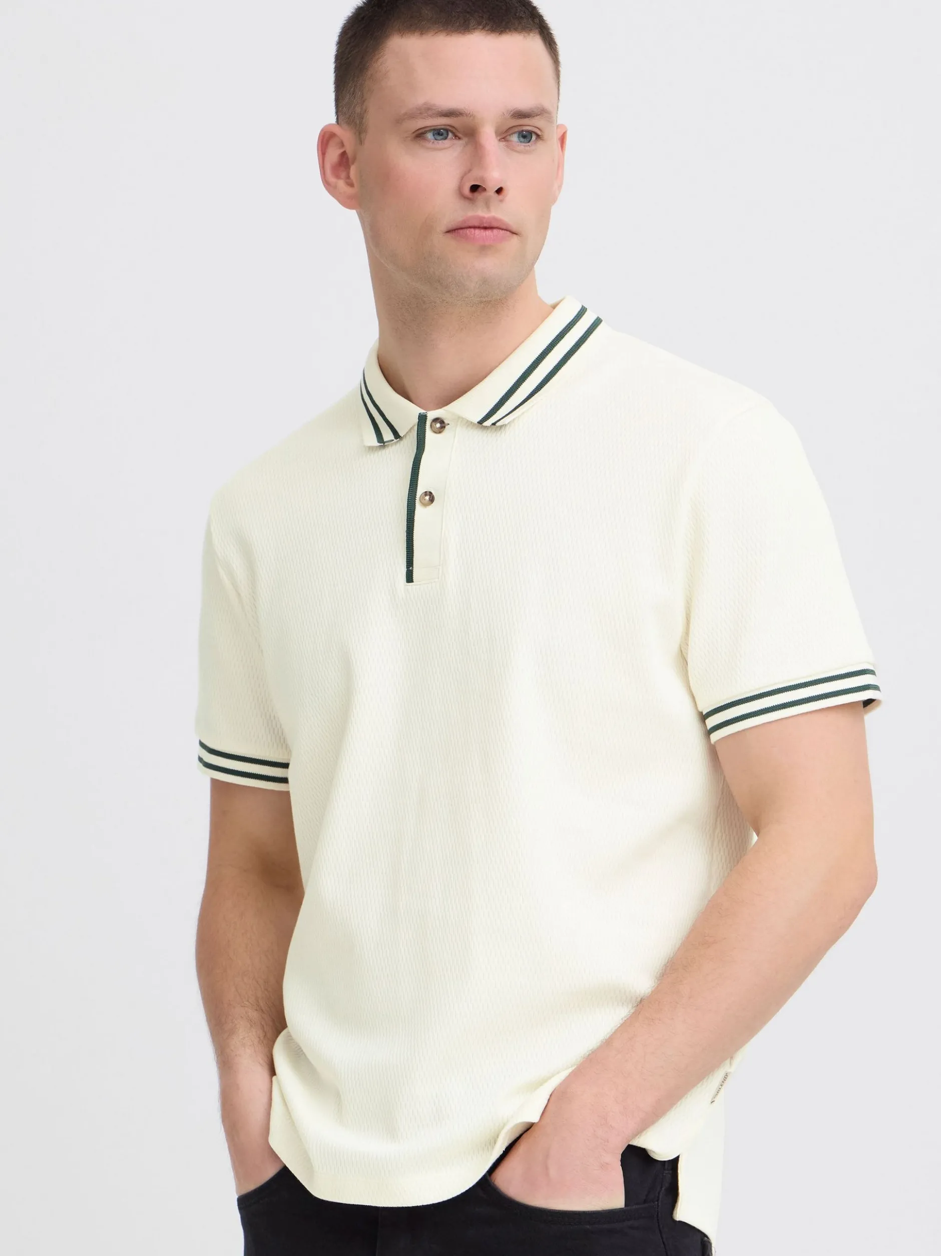 BLEND Herren Poloshirt - BHFable in weiß