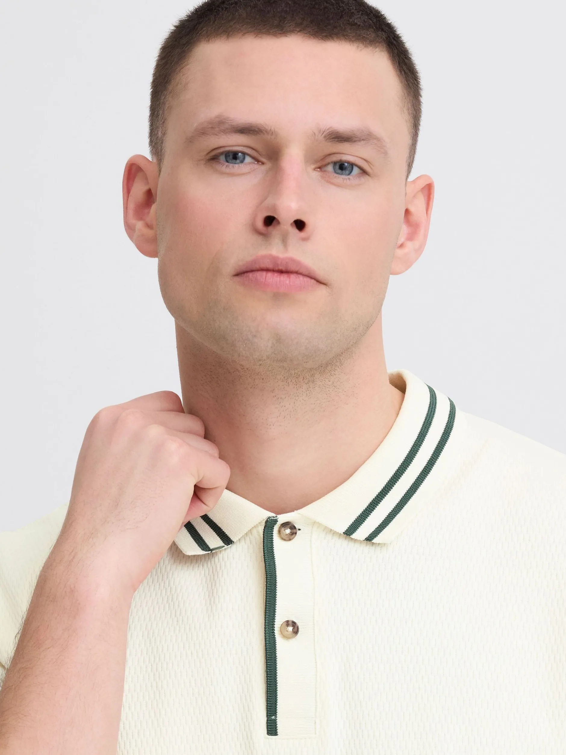 BLEND Herren Poloshirt - BHFable in weiß
