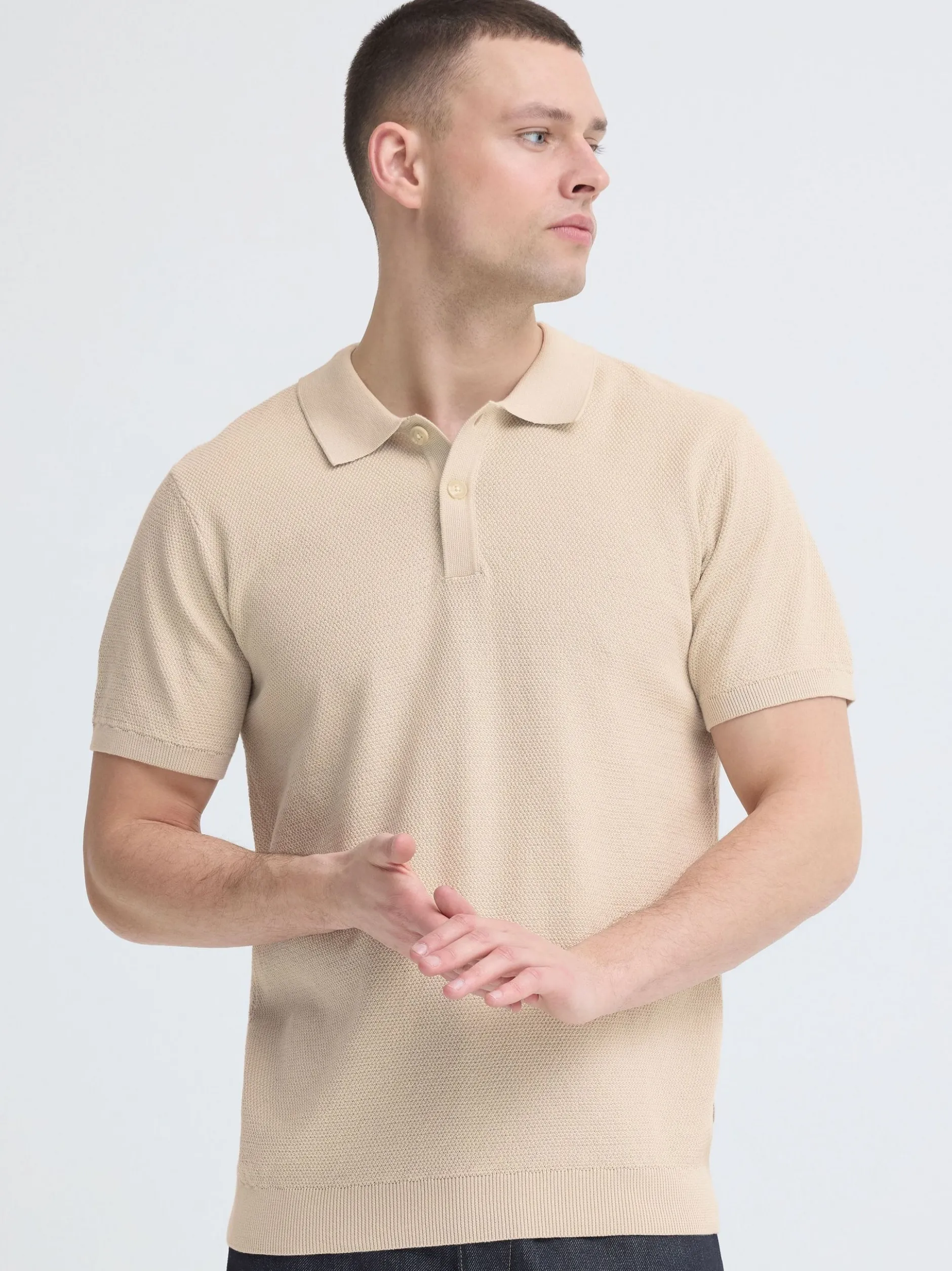 BLEND Herren Poloshirt - BHGarry Polo in beige