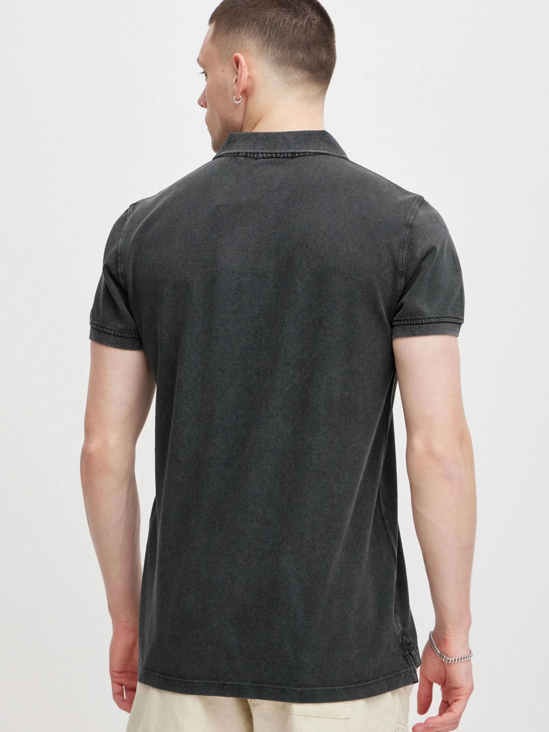 BLEND Herren Poloshirt - BHPolo in schwarz