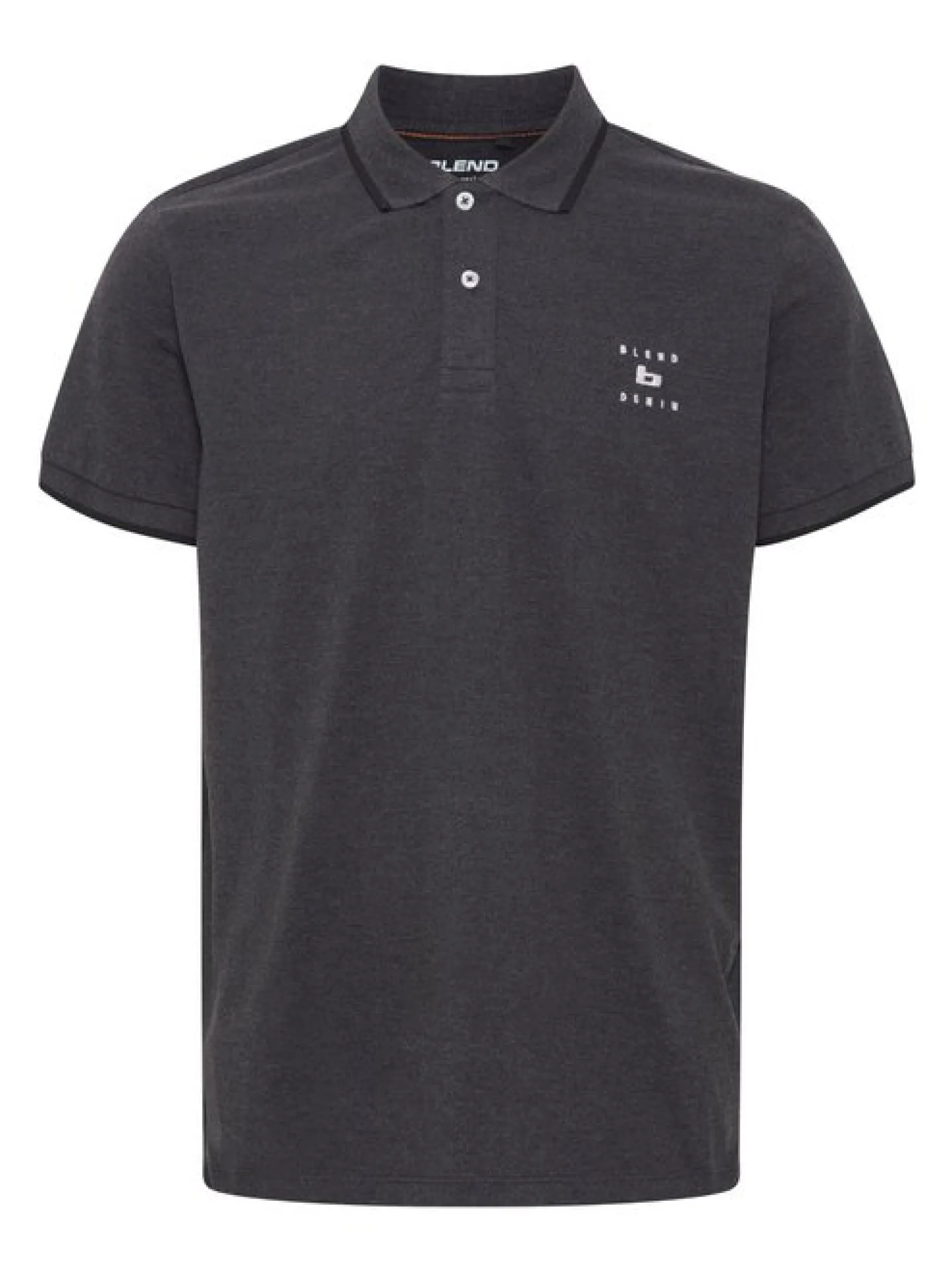 BLEND Herren Poloshirt - BHPolo in anthrazit