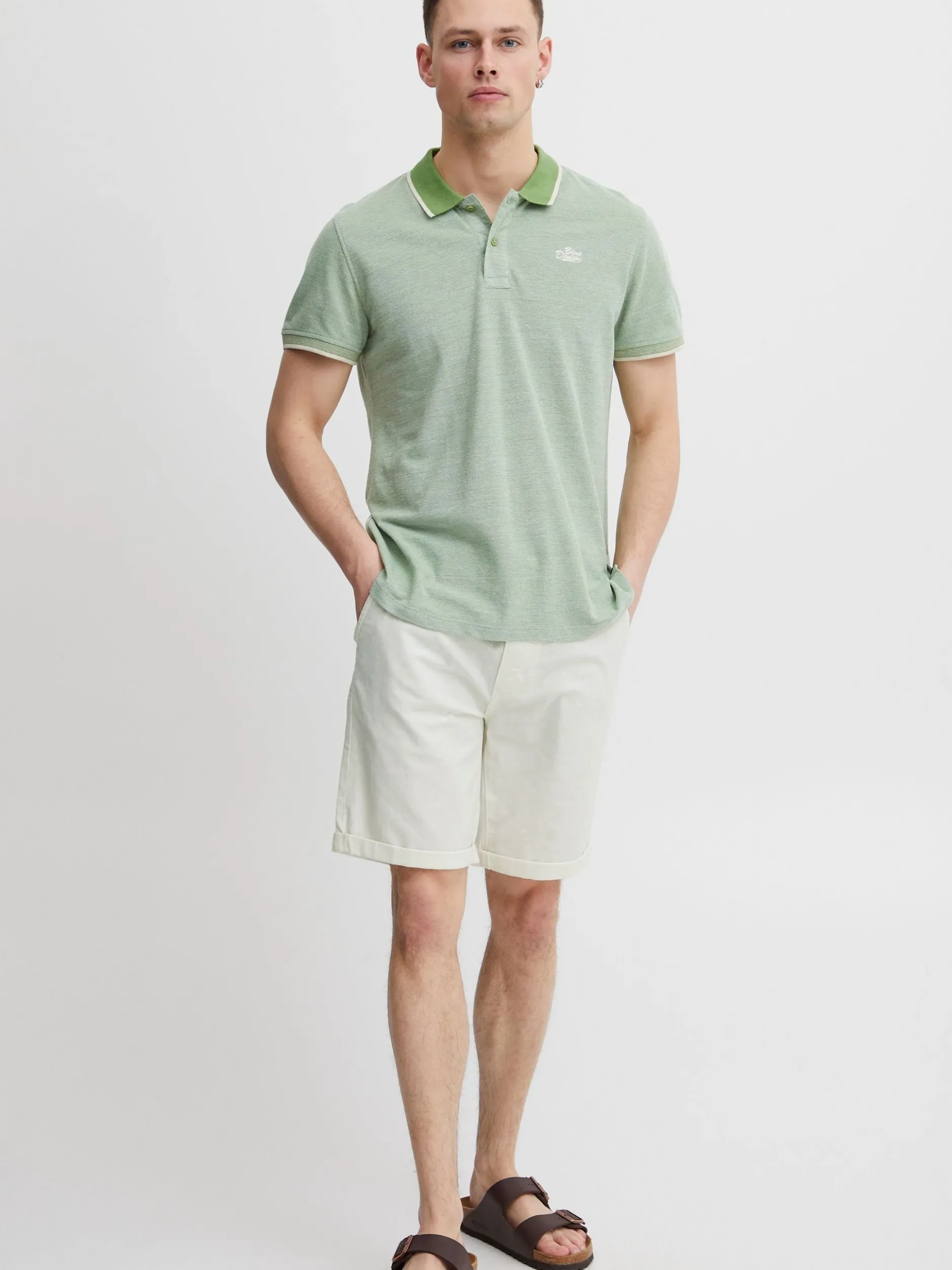 BLEND Herren Poloshirt - BHPolo in grün