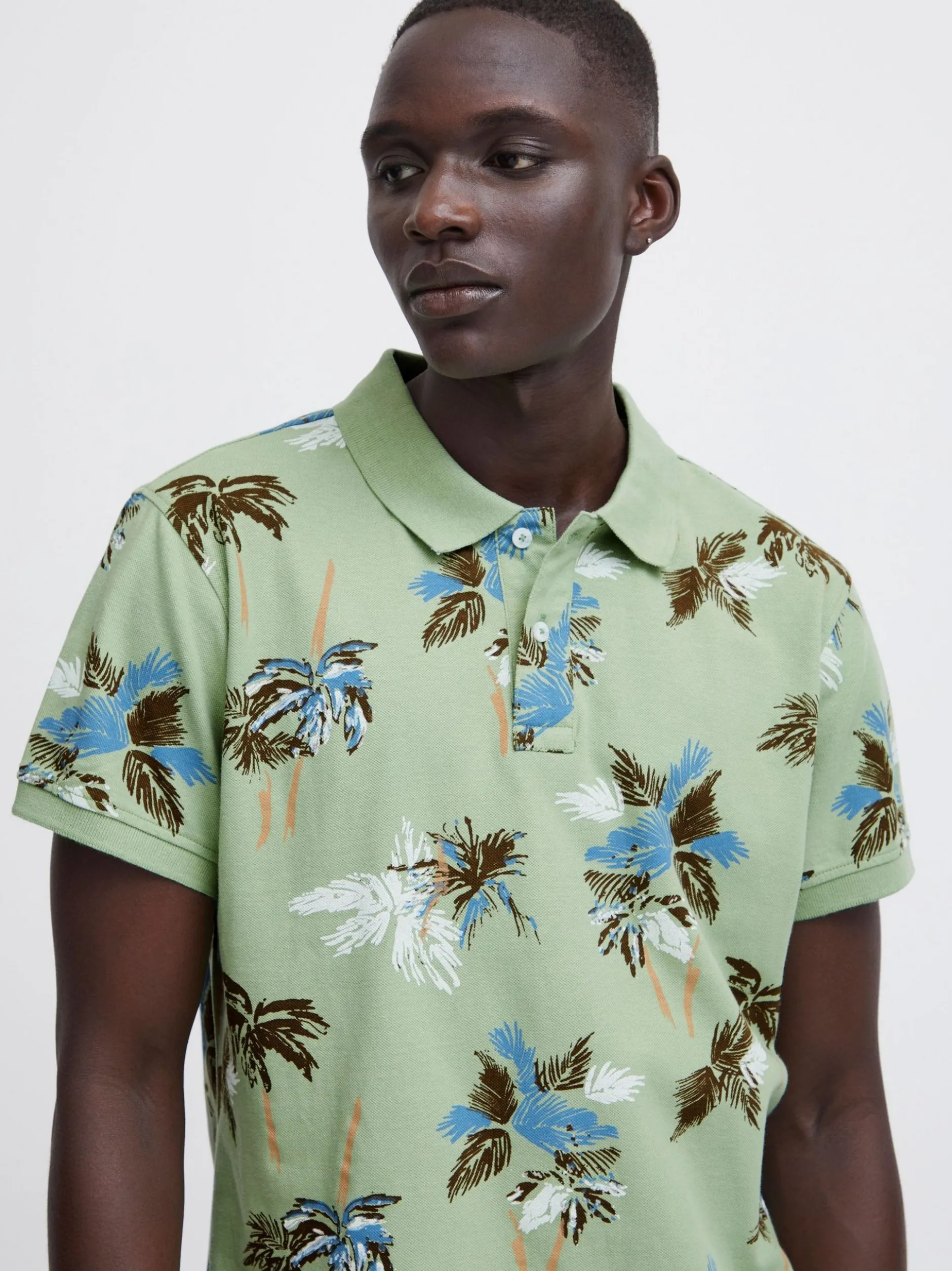 BLEND Herren Poloshirt - BHPolo in grün