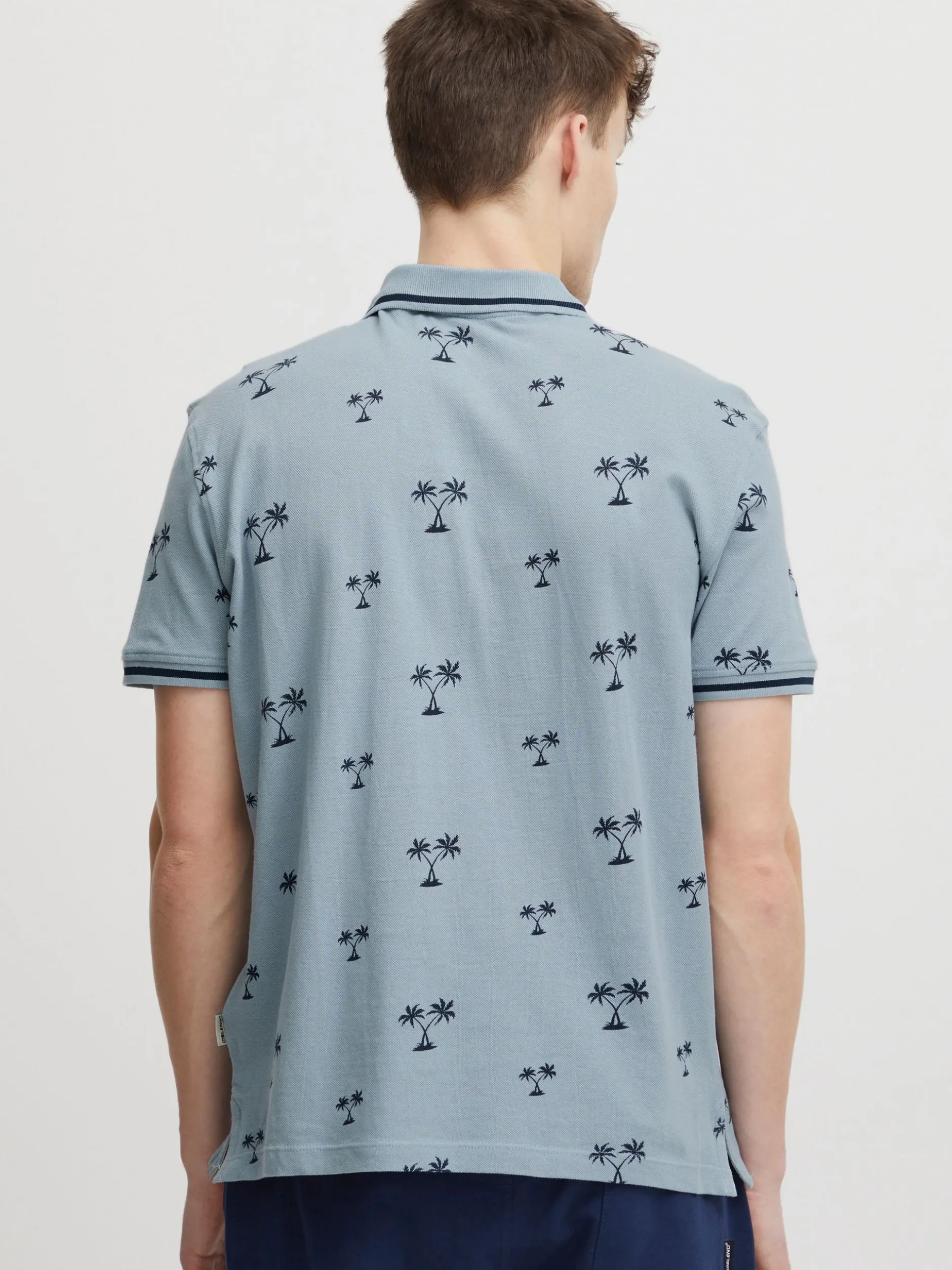 BLEND Herren Poloshirt - BHPolo in blau