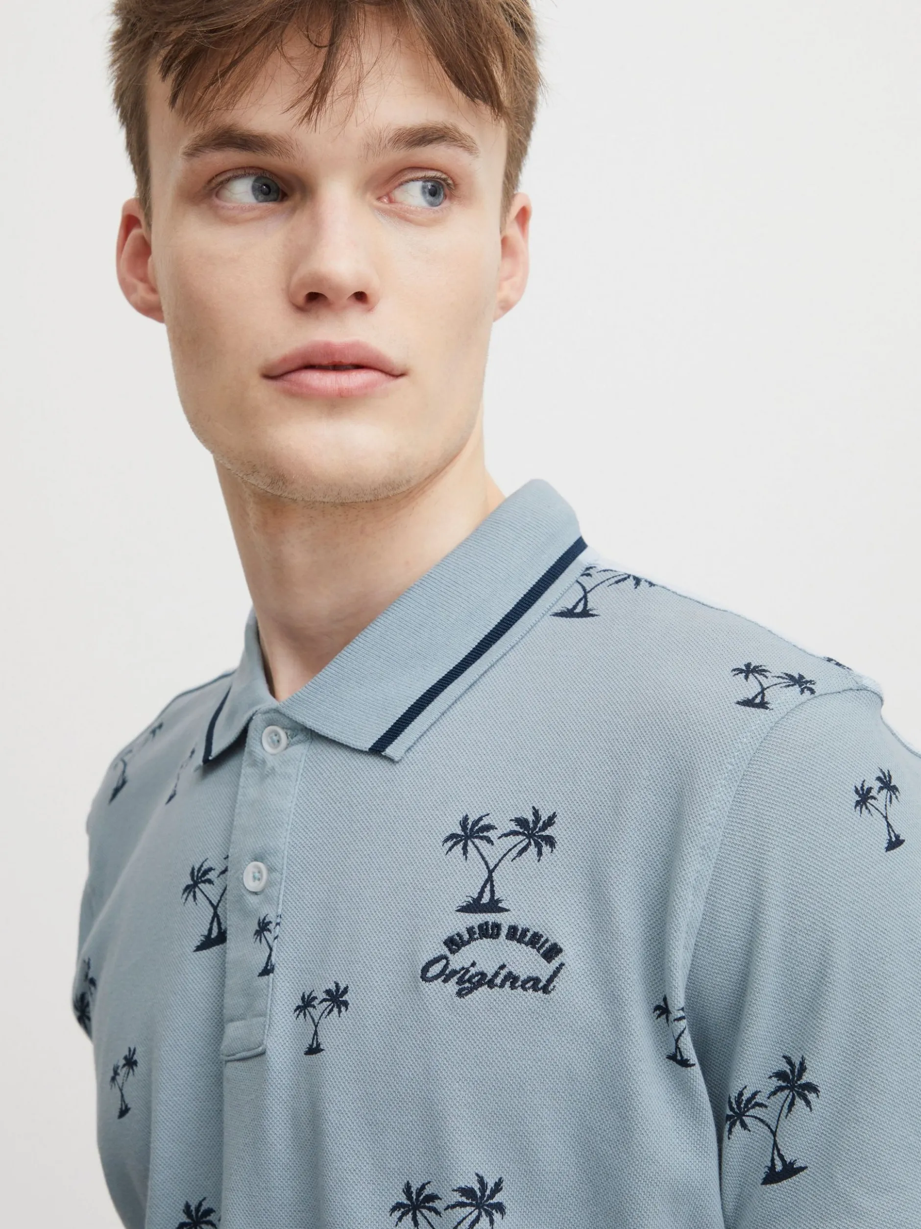 BLEND Herren Poloshirt - BHPolo in blau