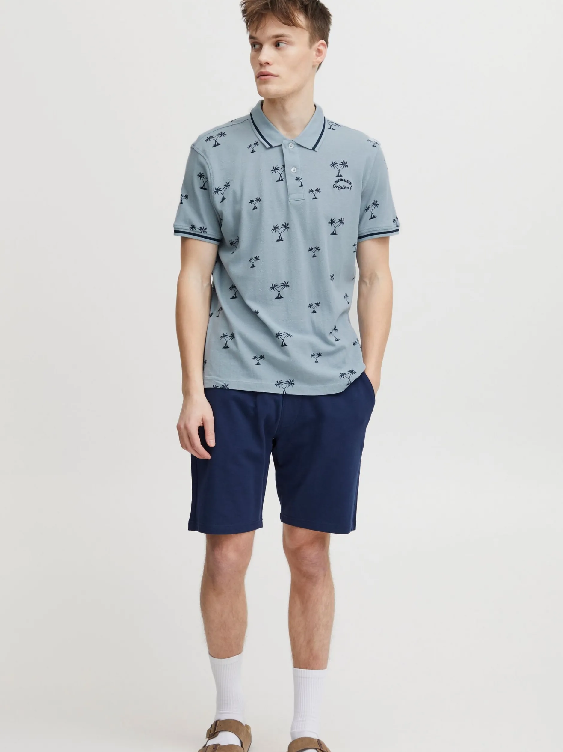 BLEND Herren Poloshirt - BHPolo in blau