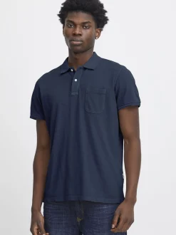 BLEND Herren Poloshirt - BHPolo in blau