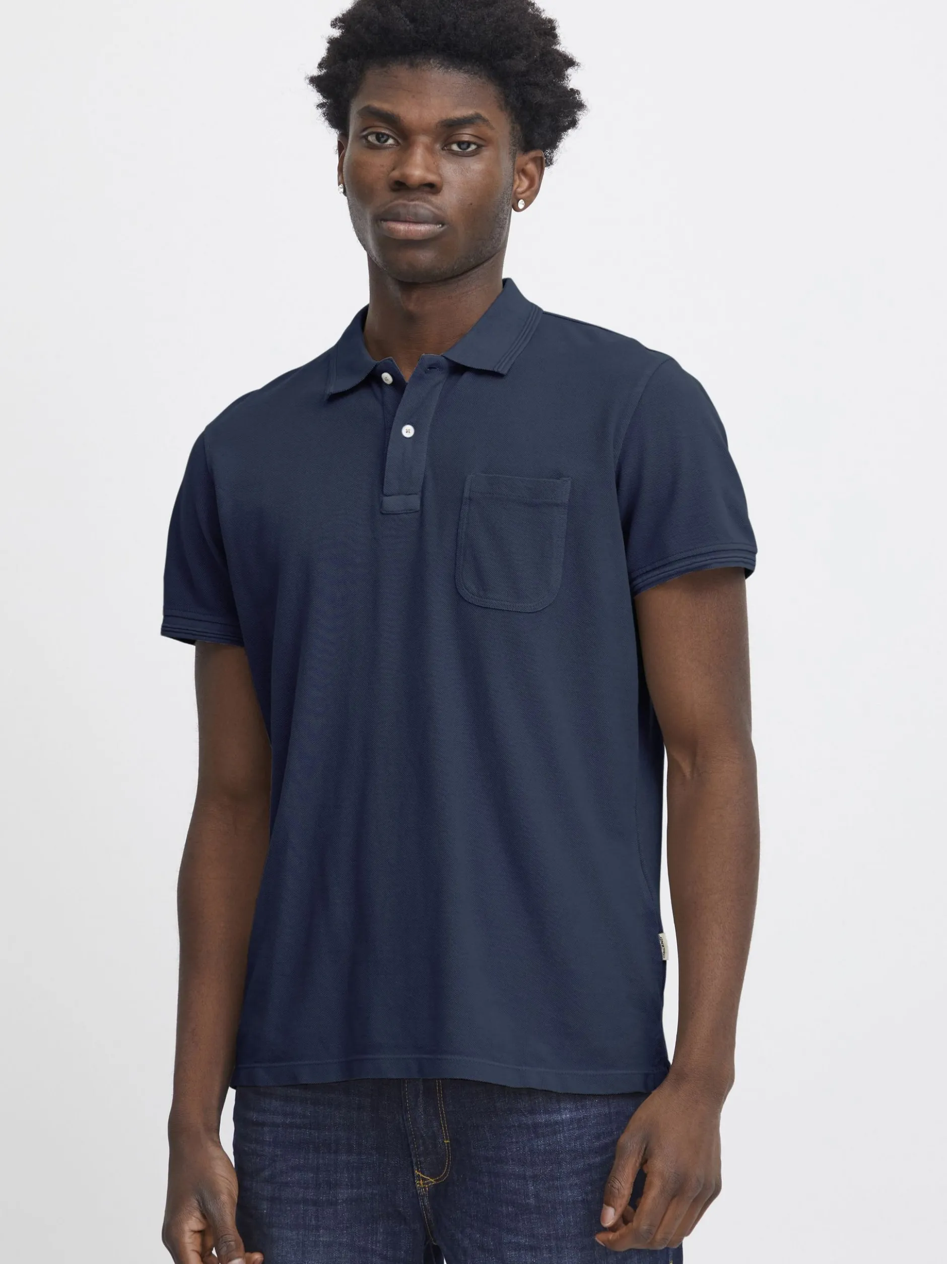 BLEND Herren Poloshirt - BHPolo in blau