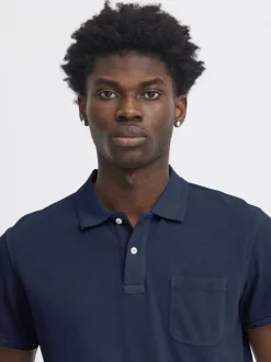 BLEND Herren Poloshirt - BHPolo in blau