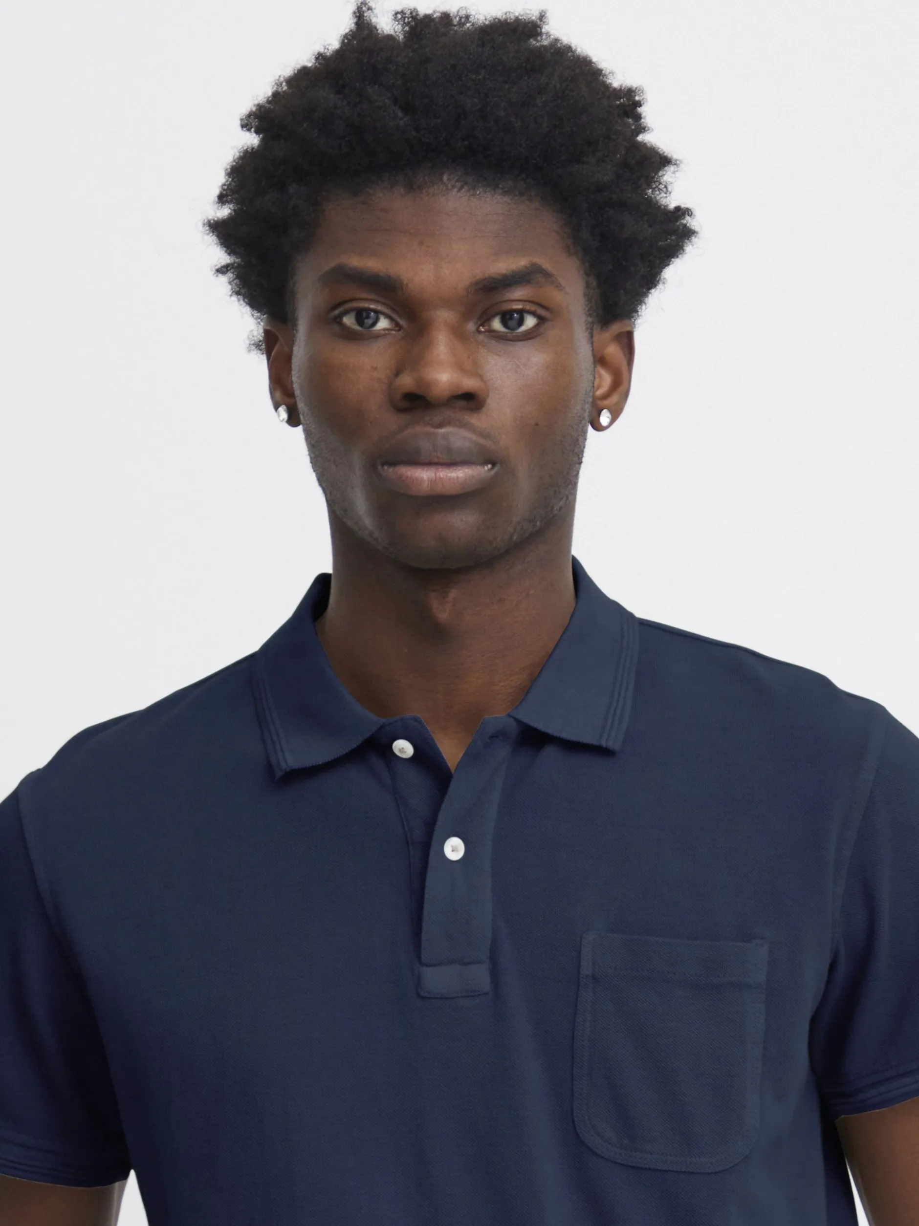 BLEND Herren Poloshirt - BHPolo in blau