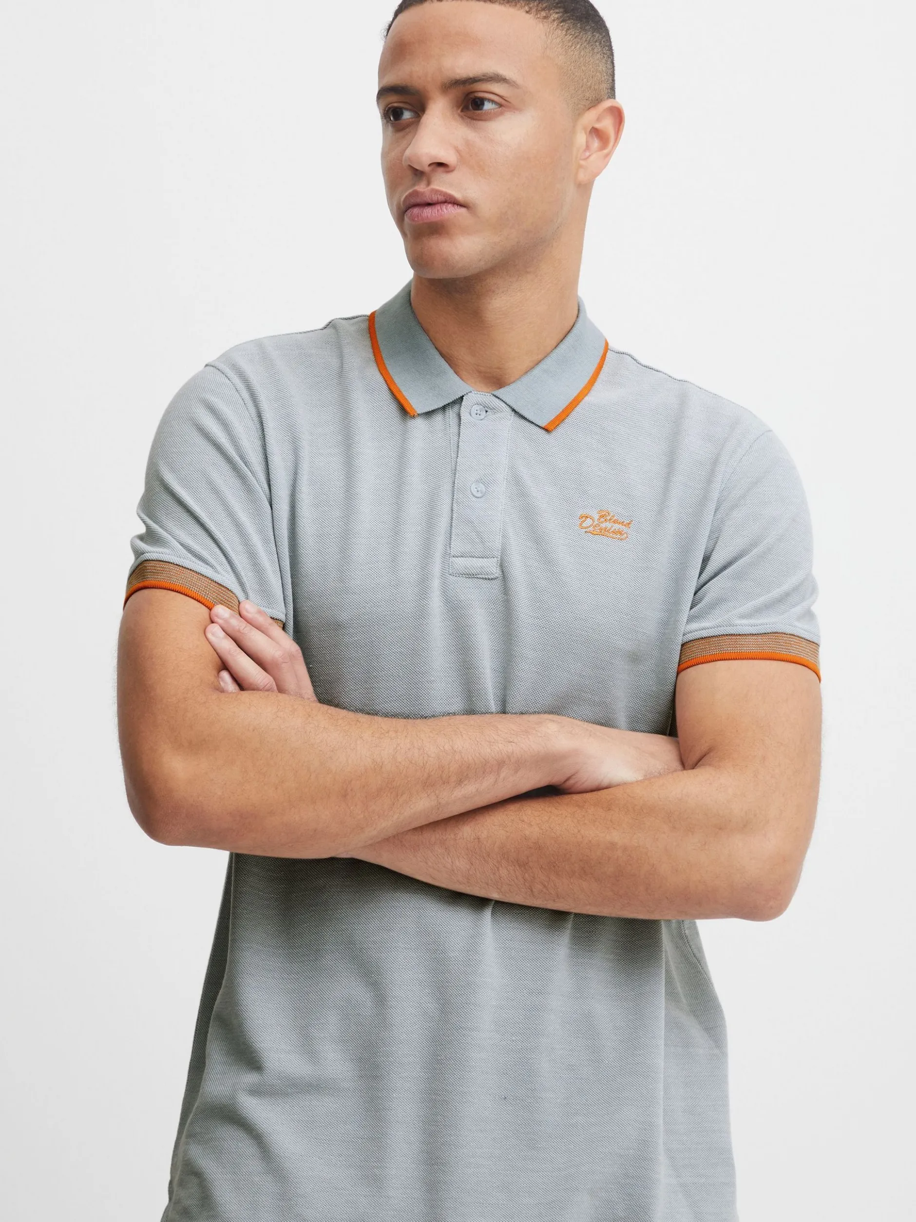 BLEND Herren Poloshirt - BHPolo in blau
