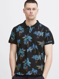BLEND Herren Poloshirt - BHPolo in schwarz