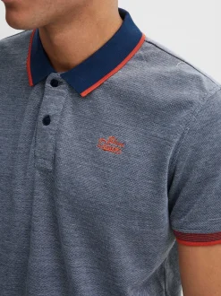 BLEND Herren Poloshirt - BHPolo in blau
