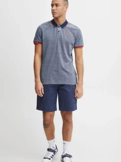 BLEND Herren Poloshirt - BHPolo in blau