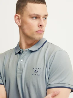 BLEND Herren Poloshirt - BHPolo in blau