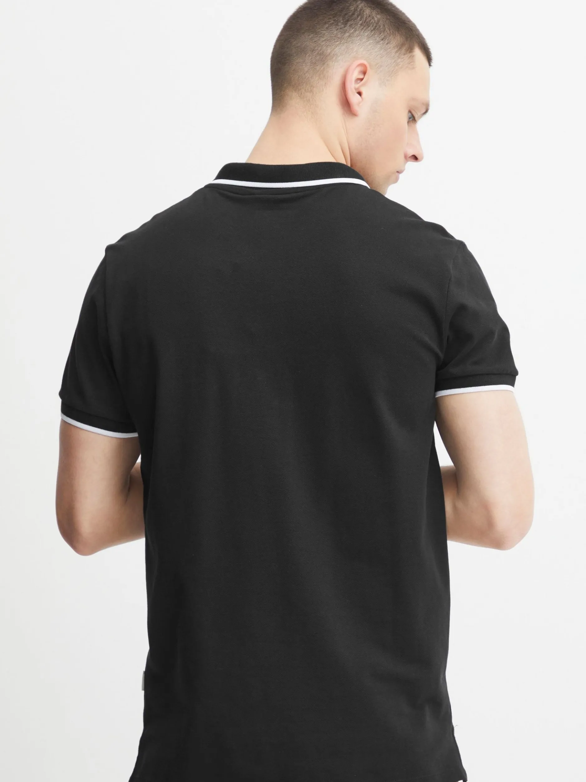 BLEND Herren Poloshirt - BHPolo in schwarz