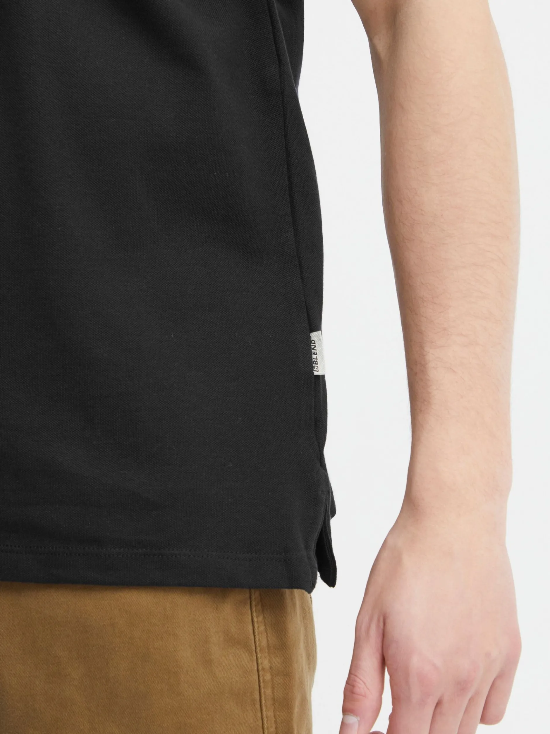 BLEND Herren Poloshirt - BHPolo in schwarz