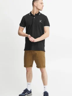 BLEND Herren Poloshirt - BHPolo in schwarz