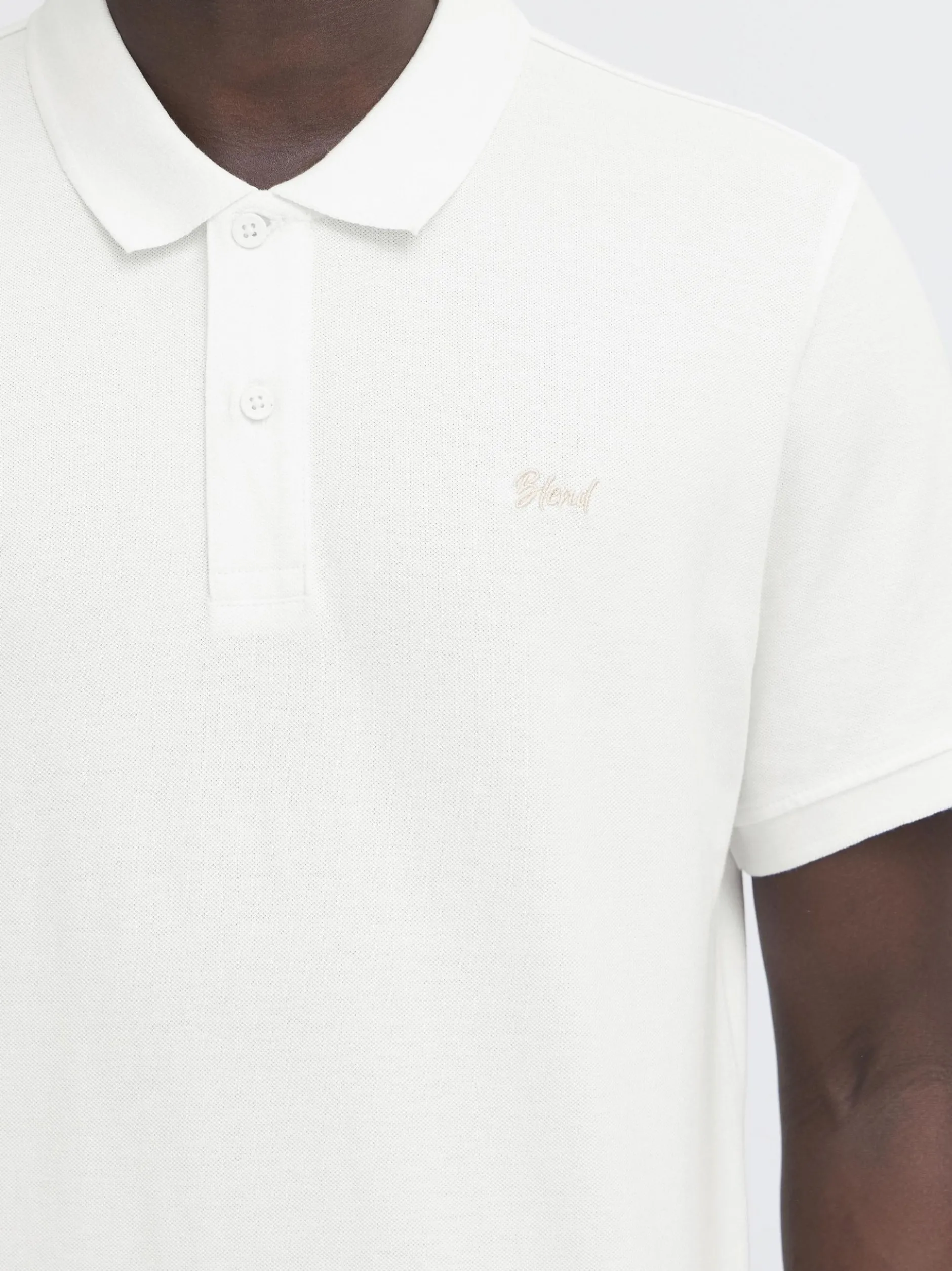 BLEND Herren Poloshirt - BHPrilo in weiß
