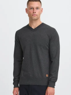 BLEND Herren Pullover - BHFibi in anthrazit