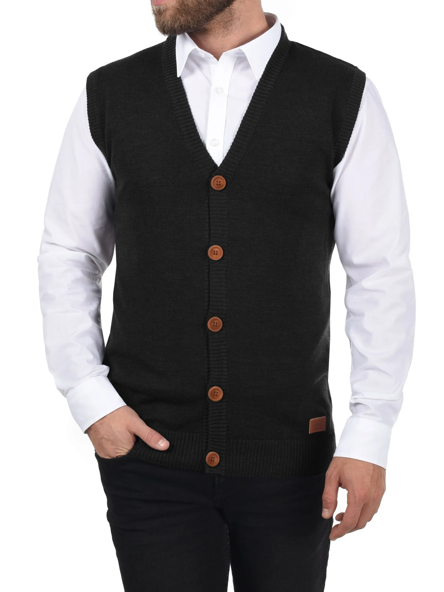 BLEND Herren Pullunder - BHLennardo in schwarz